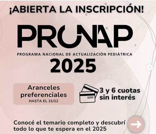 Programa Nacional de Actualización Pediátrica (PRONAP). SAP ...